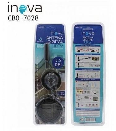Antena Digital HDTV Interna Externa CBO-7028 Inova www.distribuidoracp